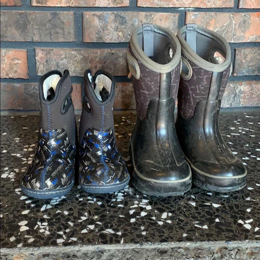 Two pair of bogs size 9